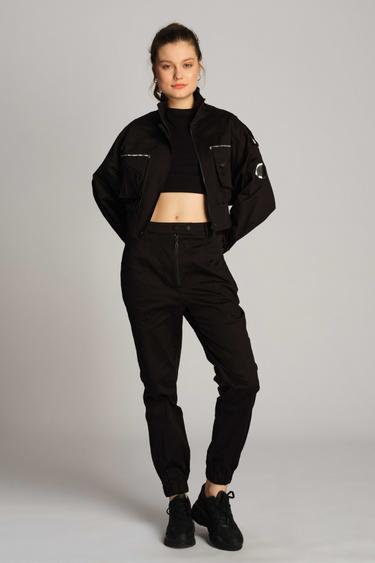  Kadın Pantolon 23908 9000 - 9000 NERO