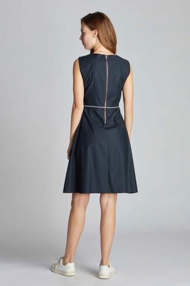  Kadın Elbise 23684 166 - 166 NAVY BLUE