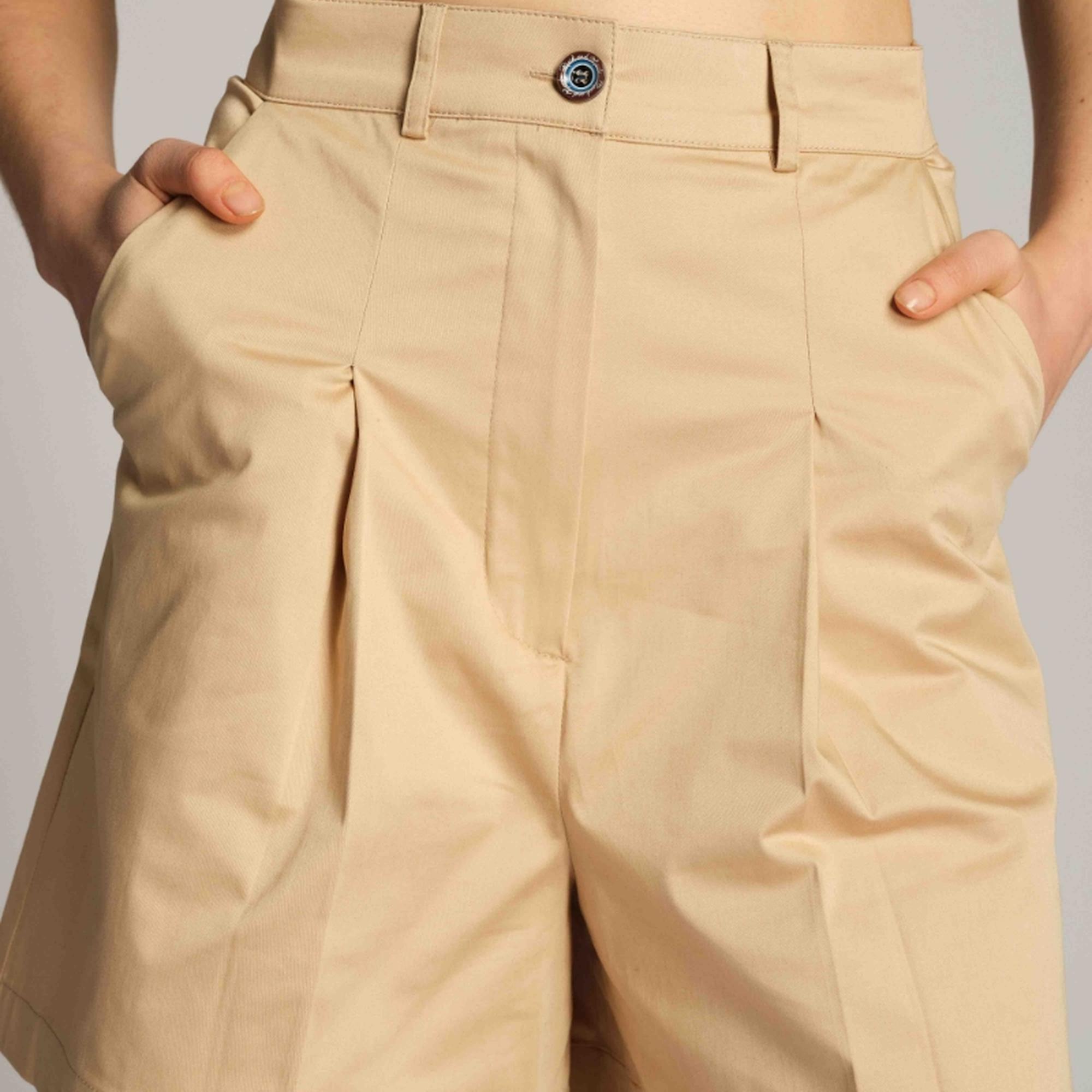 Kadın Bermuda Şort 23673 709 - MACADAMIA