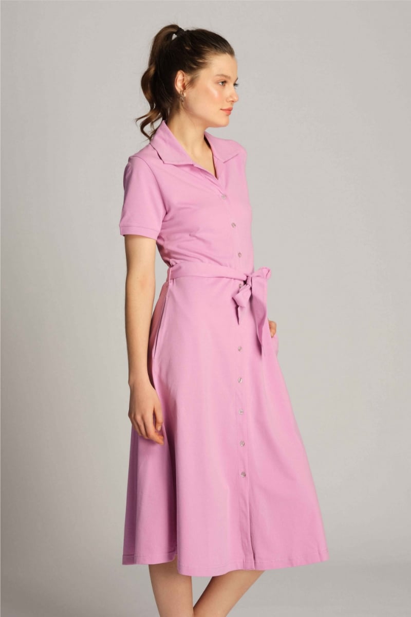  Kadın Elbise 23352 113 - Smoky grape