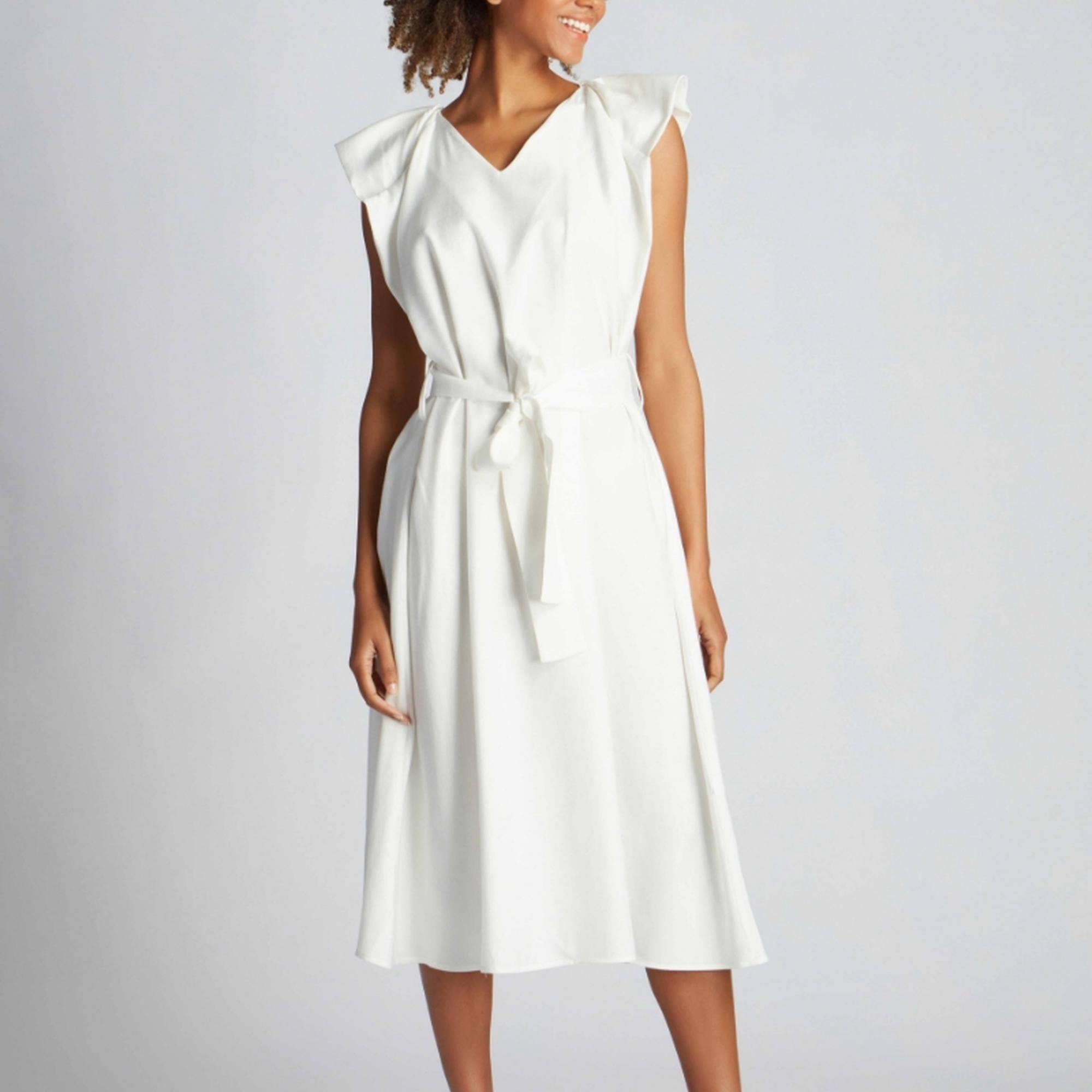 Kadın Elbise 23687 1000 - 1000 WHITE