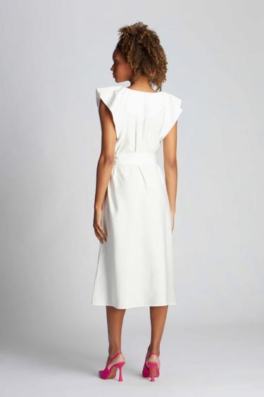  Kadın Elbise 23687 1000 - 1000 WHITE