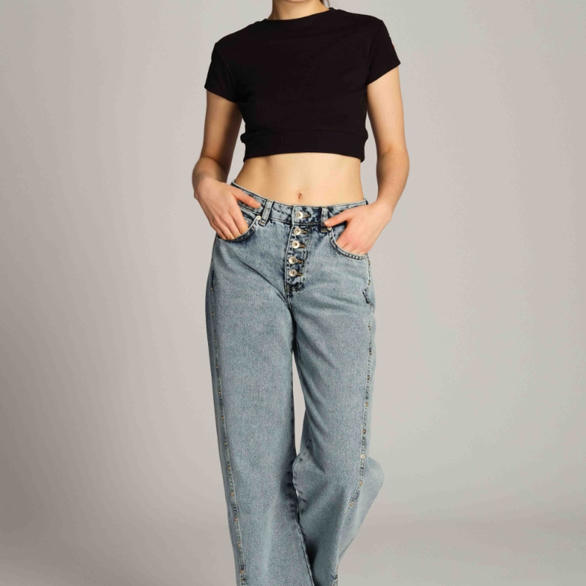 Kadın Kot Pantolon 23919 7789 - Light blue