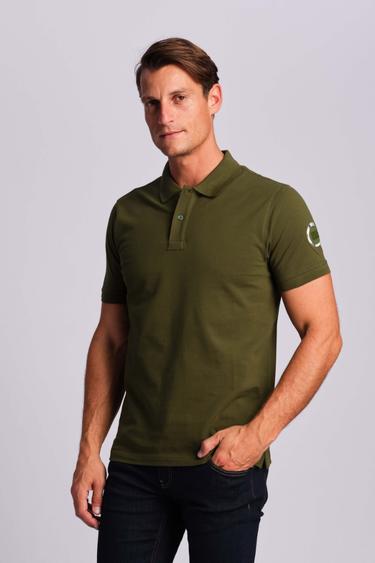  Erkek Polo Tişört 23309 0324 - Iguana green