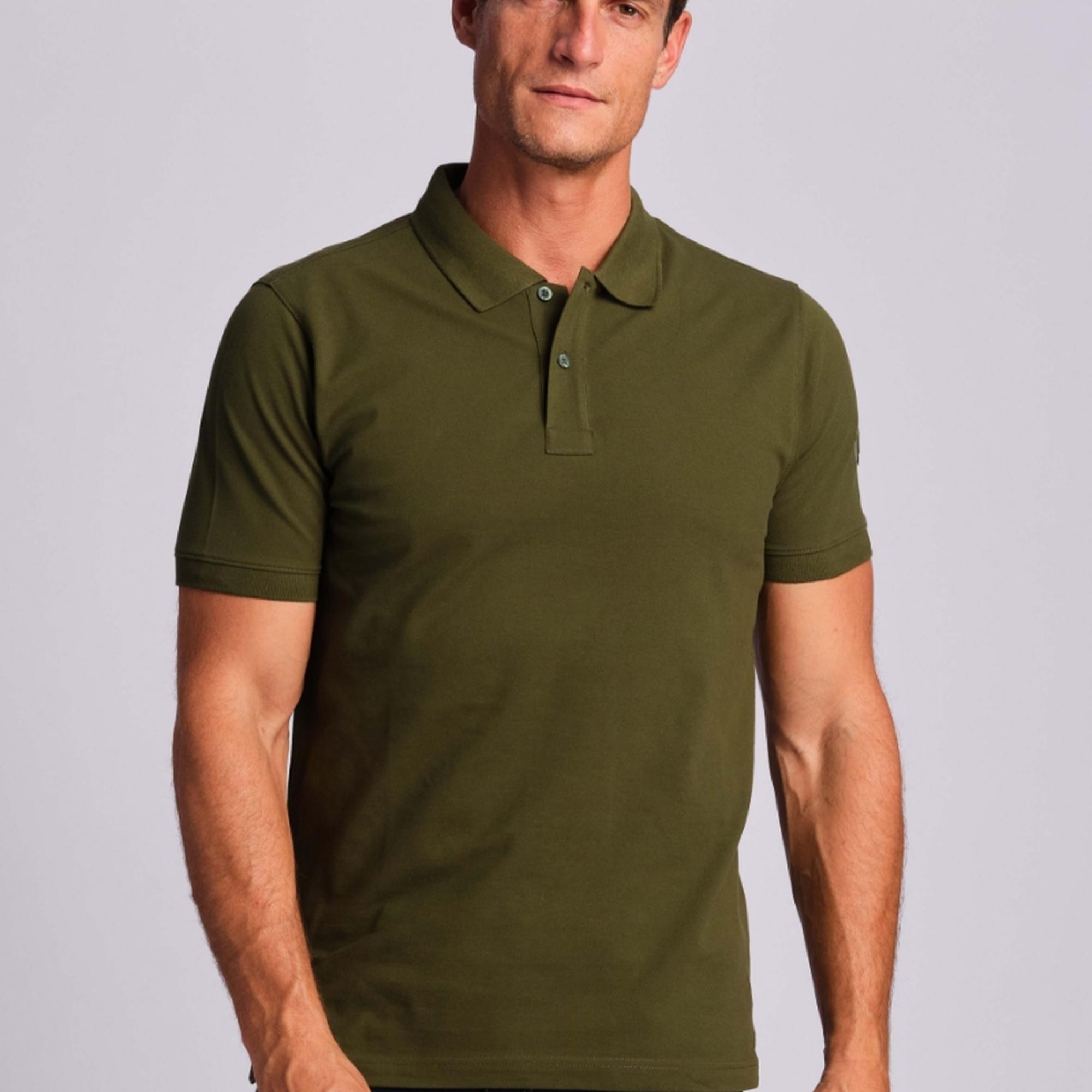 Erkek Polo Tişört 23309 0324 - Iguana green