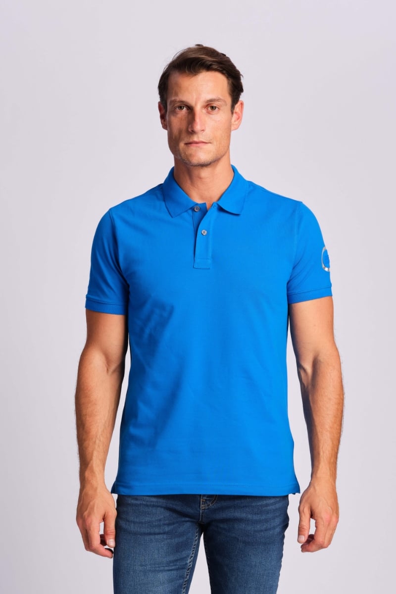  Erkek Polo Tişört 23309 244 - Directoire Blue