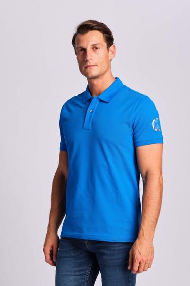  Erkek Polo Tişört 23309 244 - Directoire Blue
