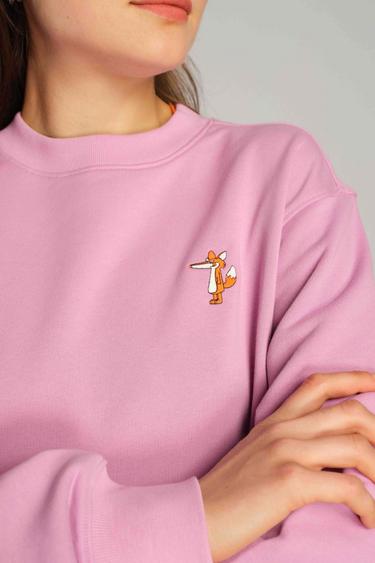  Kadın Sweatshirt 23612 113 - Smoky grape