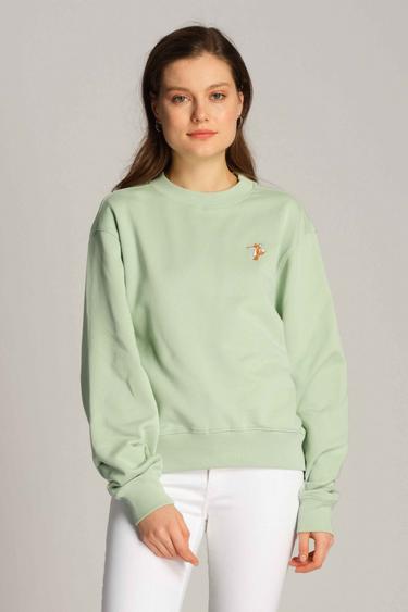  Kadın Sweatshirt 23612 631 - Cameo green