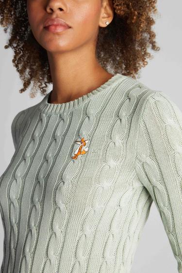  Kadın Kazak 23892 631 - Cameo green