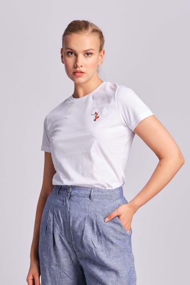  Kadın Tişört 23603 1000 - 1000 WHITE