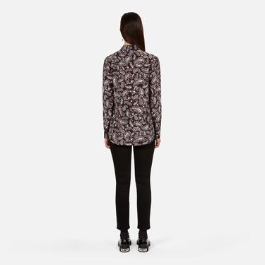  KADIN BASKILI PEMBE GÖMLEK