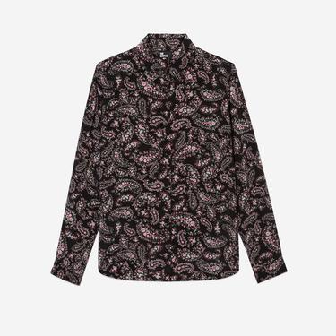  KADIN BASKILI PEMBE GÖMLEK