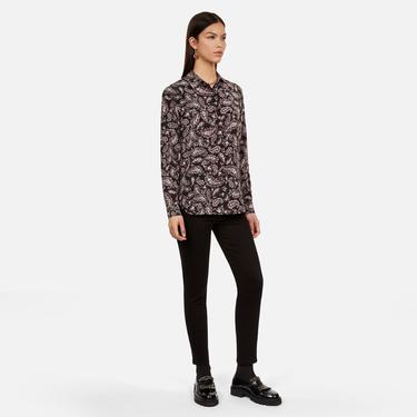  KADIN BASKILI PEMBE GÖMLEK