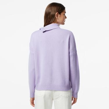  The Kooples Classic Kadın Mor Swetashirt