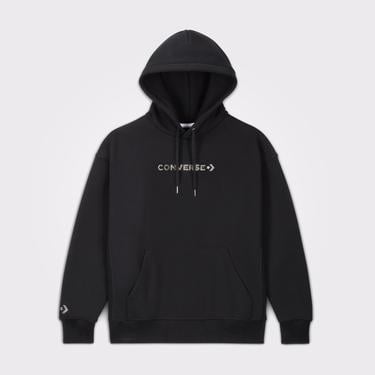  Converse Swarovksi Kristal Kadın Siyah Hoodie