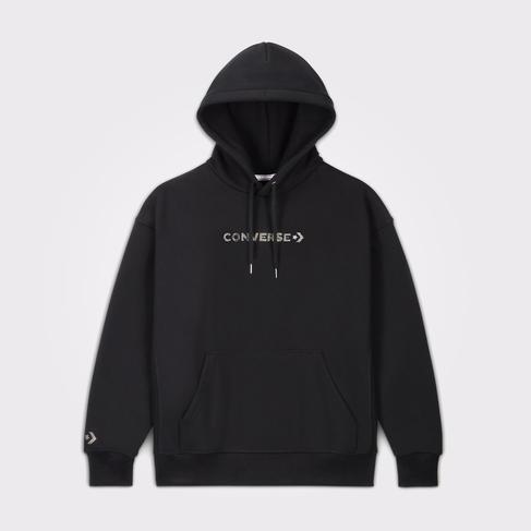  Converse Swarovksi Kristal Kadın Siyah Hoodie