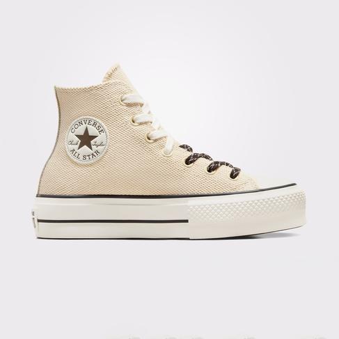 Converse Chuck Taylor All Star Lift Unisex Krem Platform Sneaker