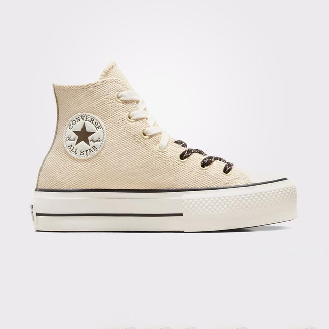  Converse Chuck Taylor All Star Lift Unisex Krem Platform Sneaker
