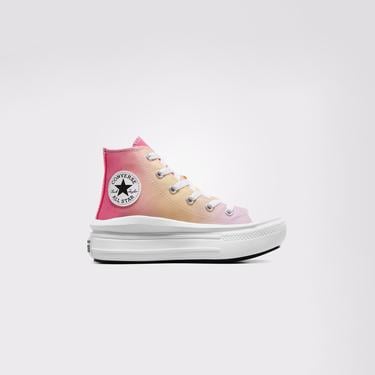  Converse Chuck Taylor All Star Move Çocuk Pembe Platform Sneaker