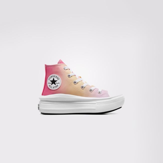  Converse Chuck Taylor All Star Move Çocuk Pembe Platform Sneaker