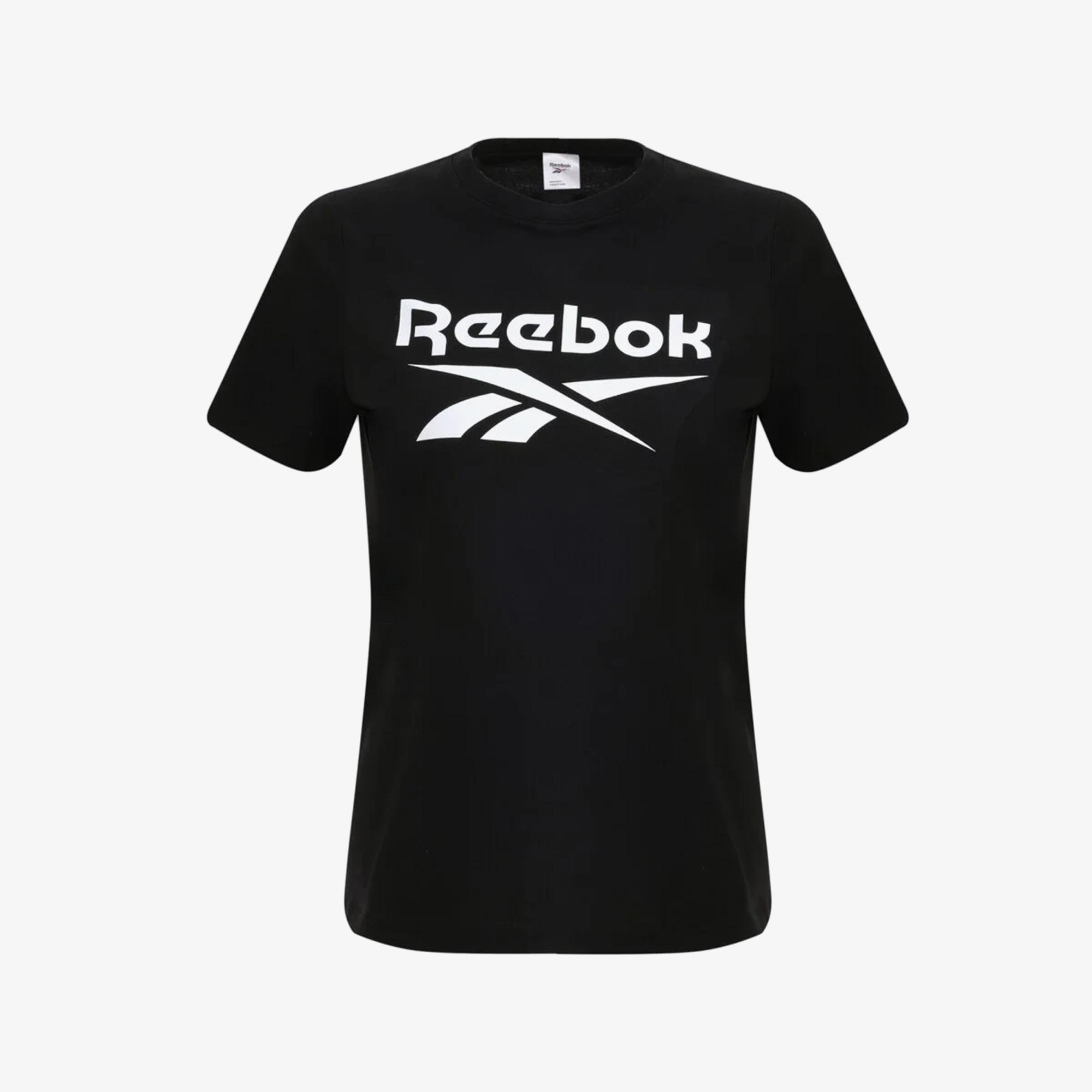 Reebok Identity Big Logo Kadın Siyah Günlük T-Shirt