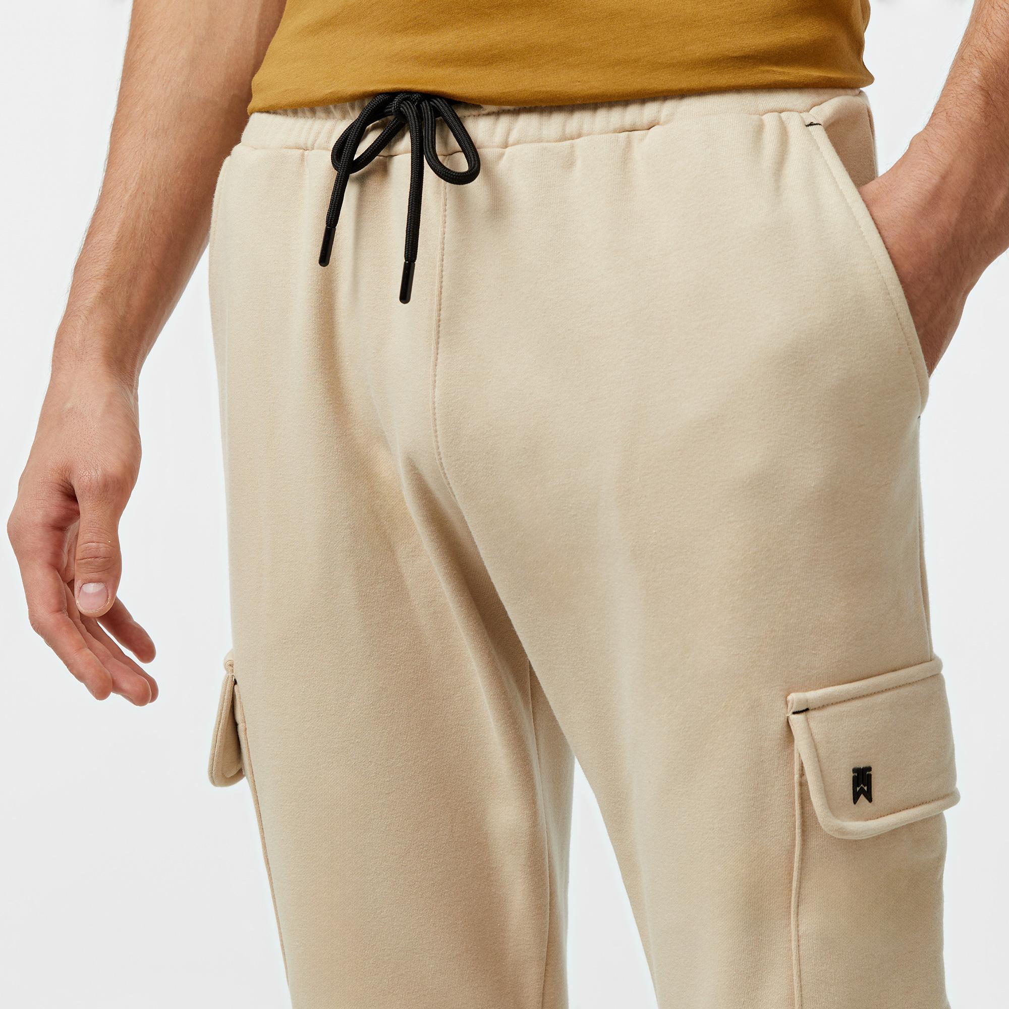 Tactical Wolves Classic Erkek Bej Eşofman Altı