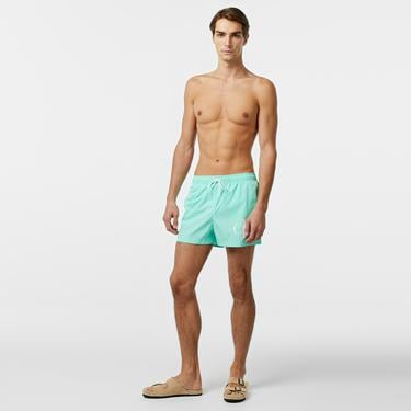  Calvin Klein Monogram Erkek Yeşil Deniz Şortu