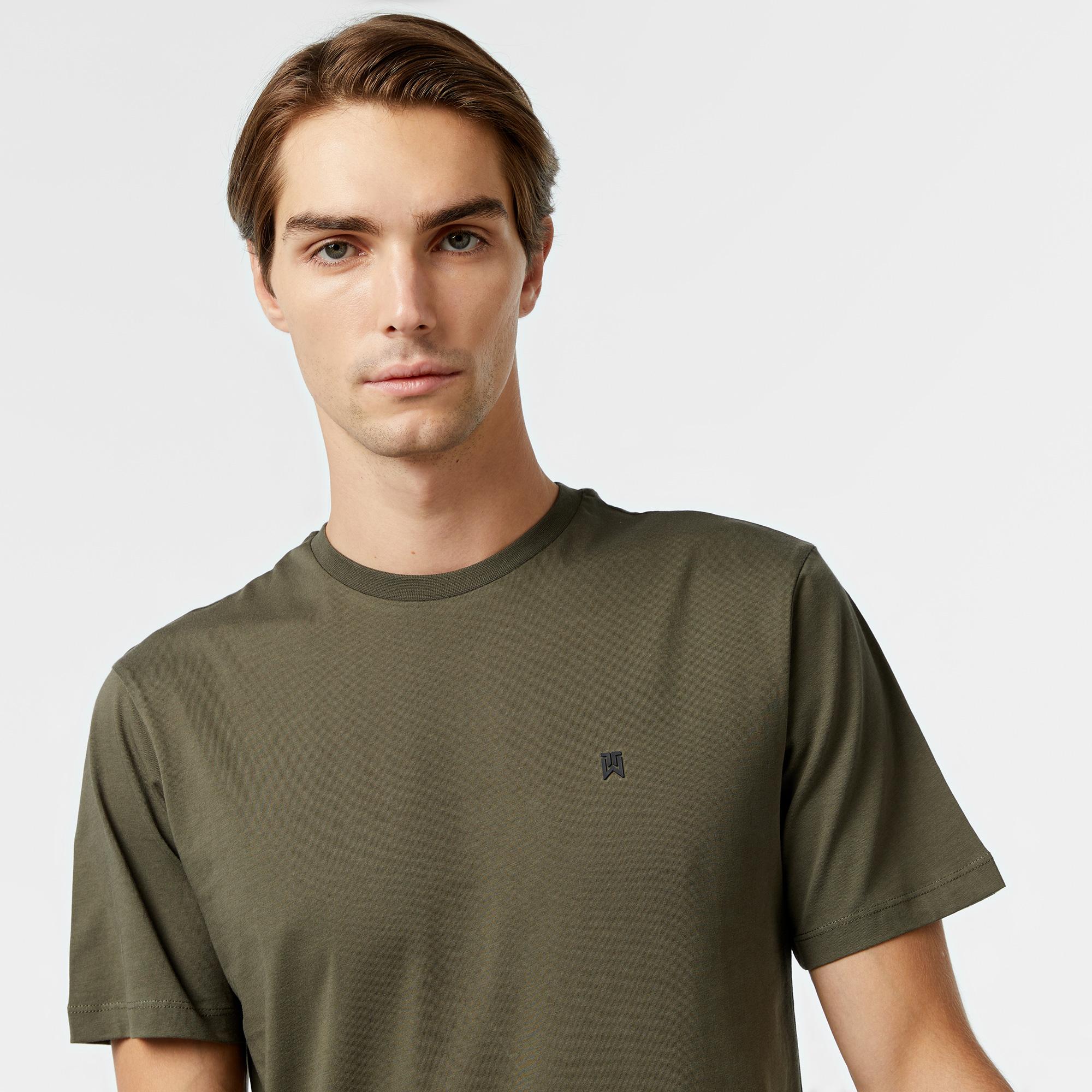 Tactical Wolves Classic Erkek Yeşil Günlük T-Shirt