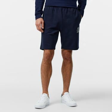  Lacoste Signature Print Erkek Lacivert Şort