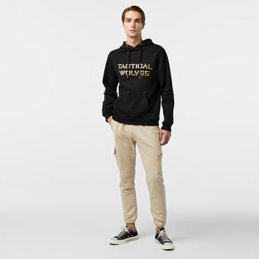  Tactical Wolves Classic Erkek Siyah Sweatshirt