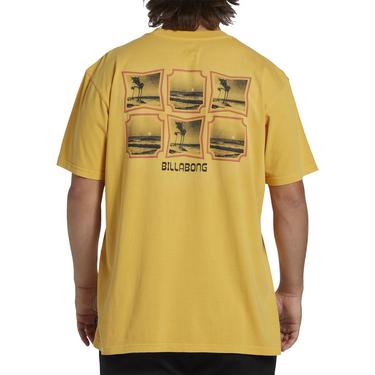  Billabong Reflections Erkek Sarı Tişört