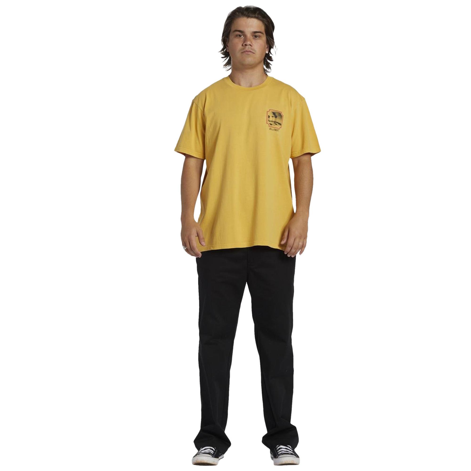 Billabong Reflections Erkek Sarı Tişört