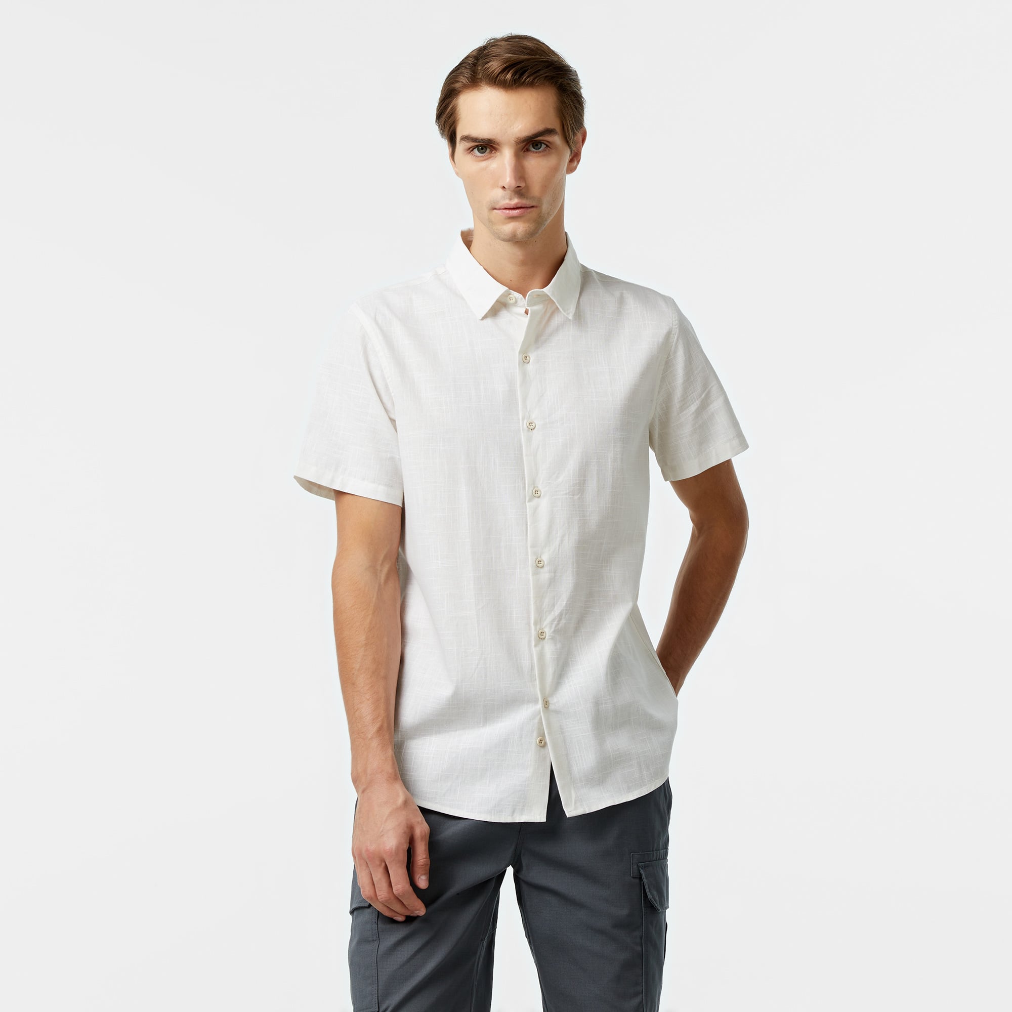  Tactical Wolves Anchor Erkek Krem Gömlek