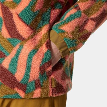  Helly Hansen Panorama Prınted Pile Snap Erkek Turuncu Polar