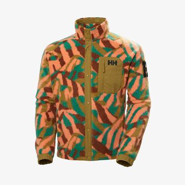  Helly Hansen Panorama Prınted Pile Snap Erkek Turuncu Polar