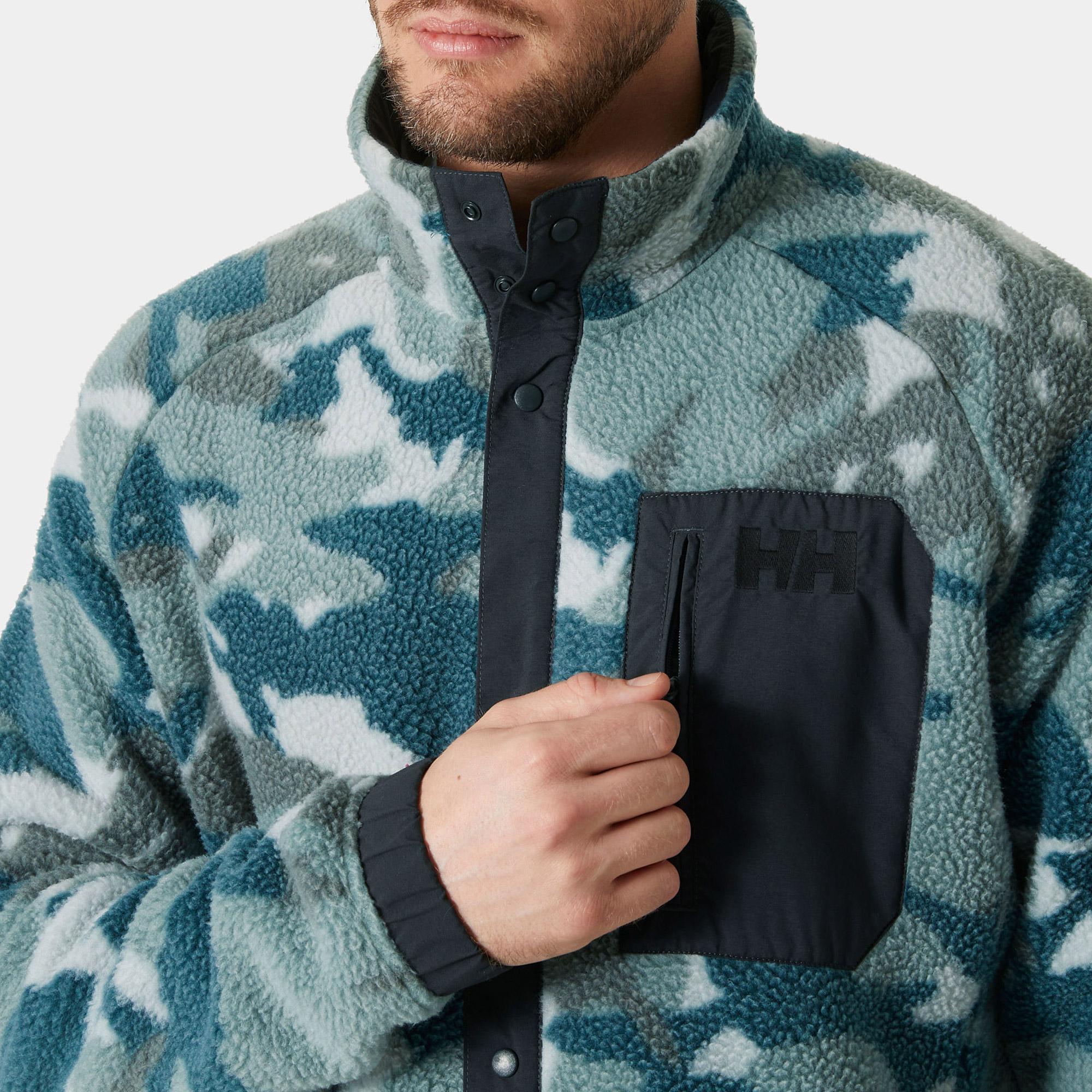 Helly Hansen Panorama Prınted Pile Snap Erkek Lacivert Polar