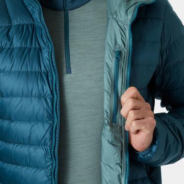  Helly Hansen Verglas Down Hybrid Hood 2.0 Erkek Lacivert Mont