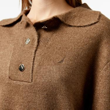  Nautica Kadın Kahverengi Regular Fit Triko