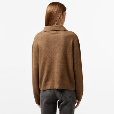  Nautica Kadın Kahverengi Regular Fit Triko