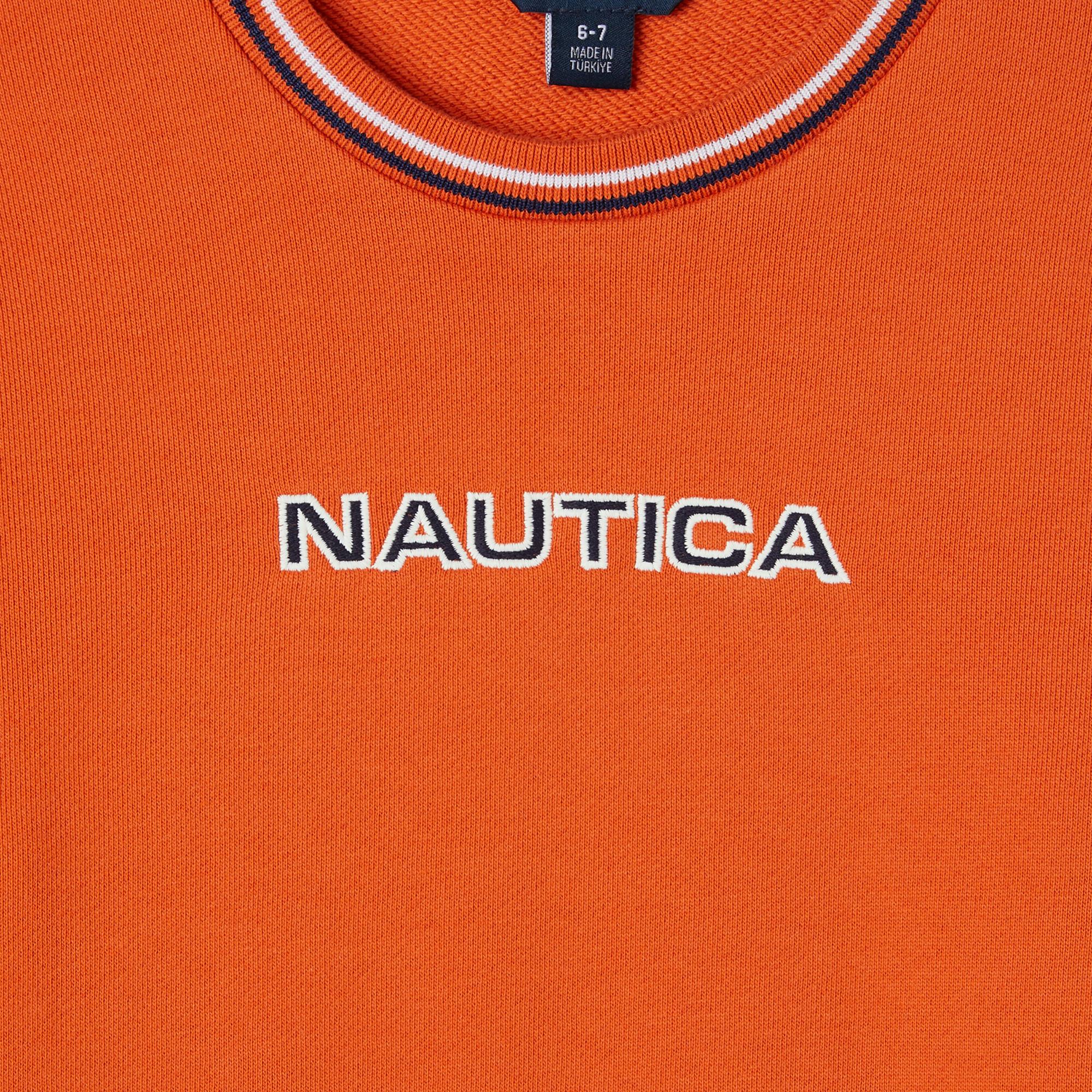 Nautica Erkek Çocuk Turuncu Sweatshirt