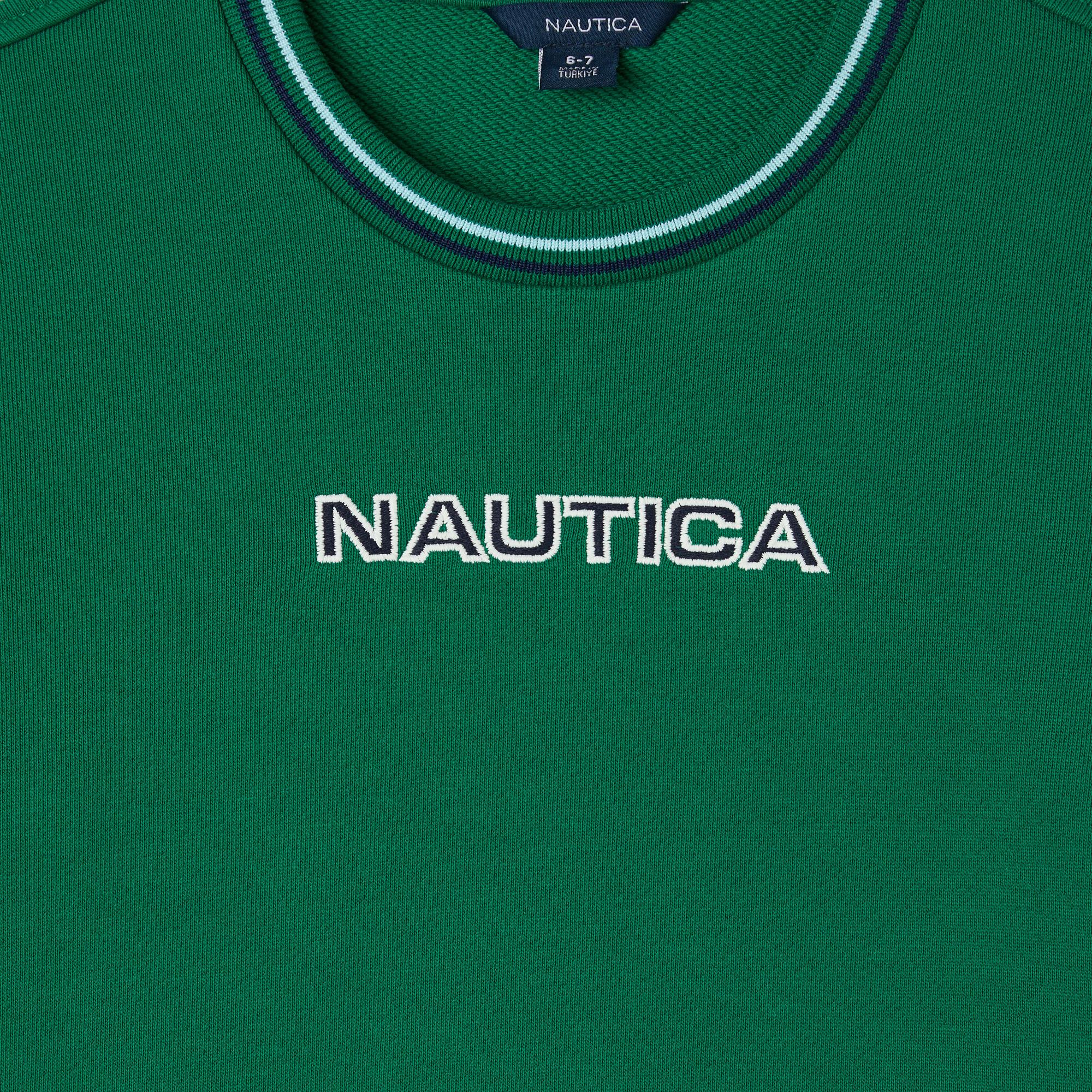 Nautica Erkek Çocuk Yeşil Sweatshirt