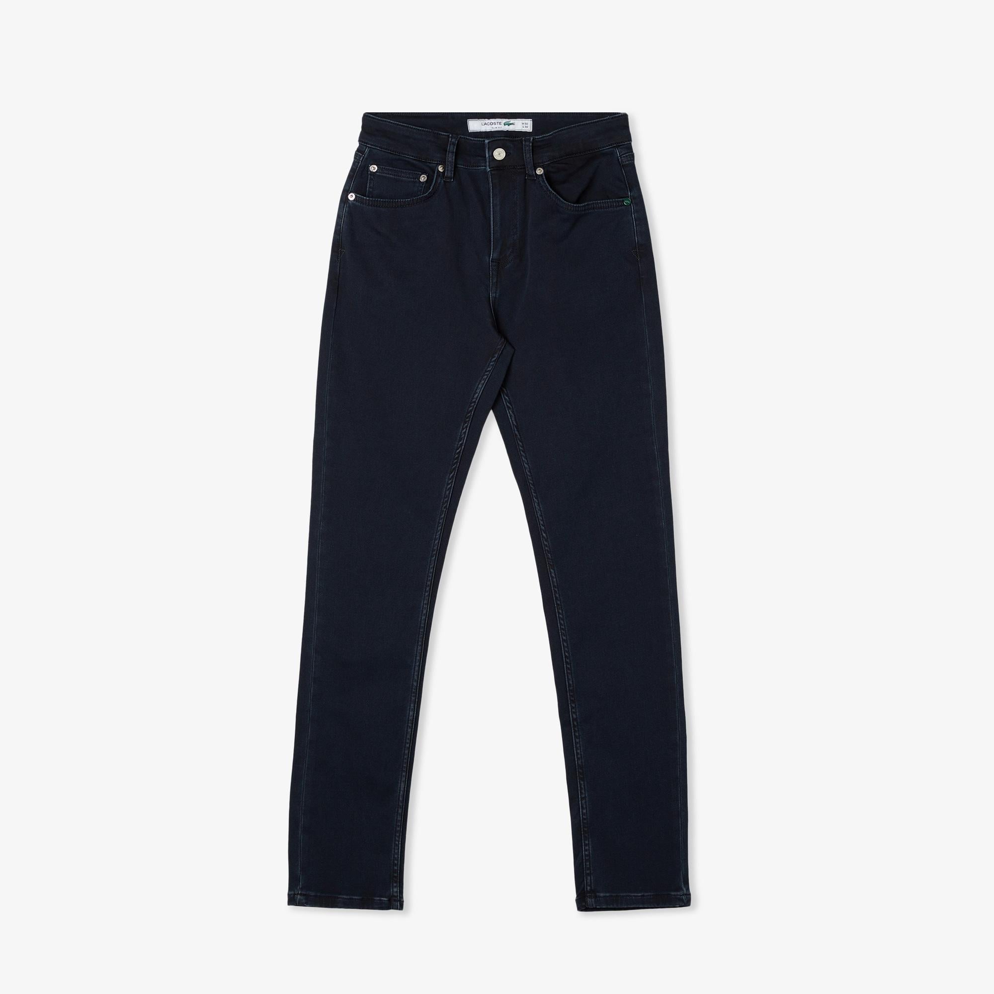 Lacoste Erkek Slim Fit Lacivert Jean Pantolon
