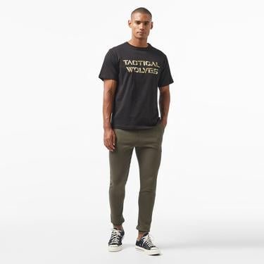  Tactical Wolves Classic Erkek Yeşil Günlük Eşofman Altı