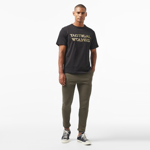  Tactical Wolves Classic Erkek Yeşil Günlük Eşofman Altı