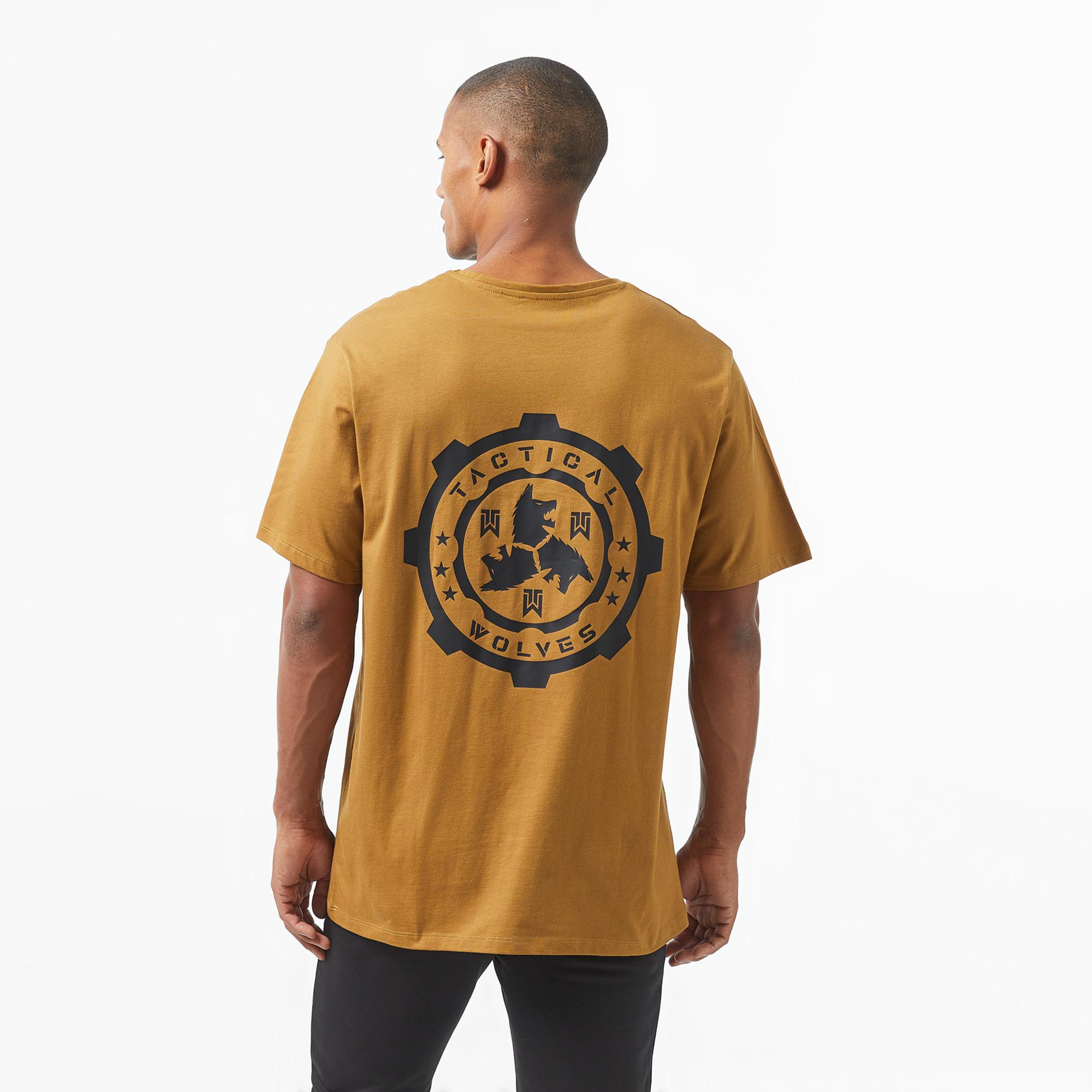 Tactical Wolves Classic Erkek Bej T-Shirt