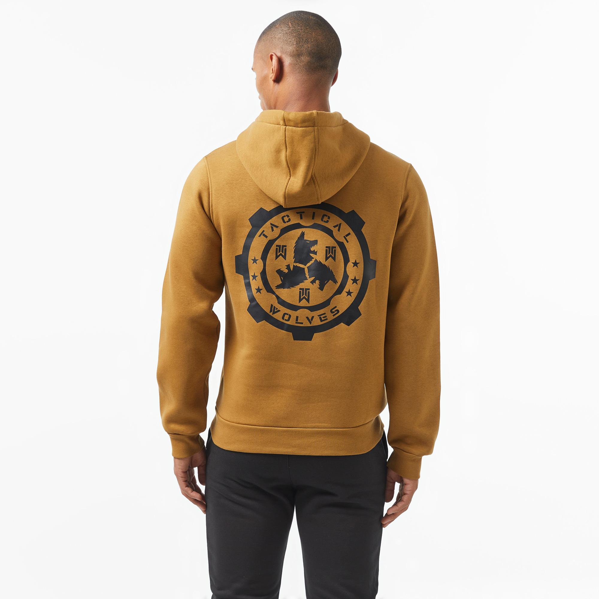 Tactical Wolves Classic Erkek Kahverengi Sweatshirt