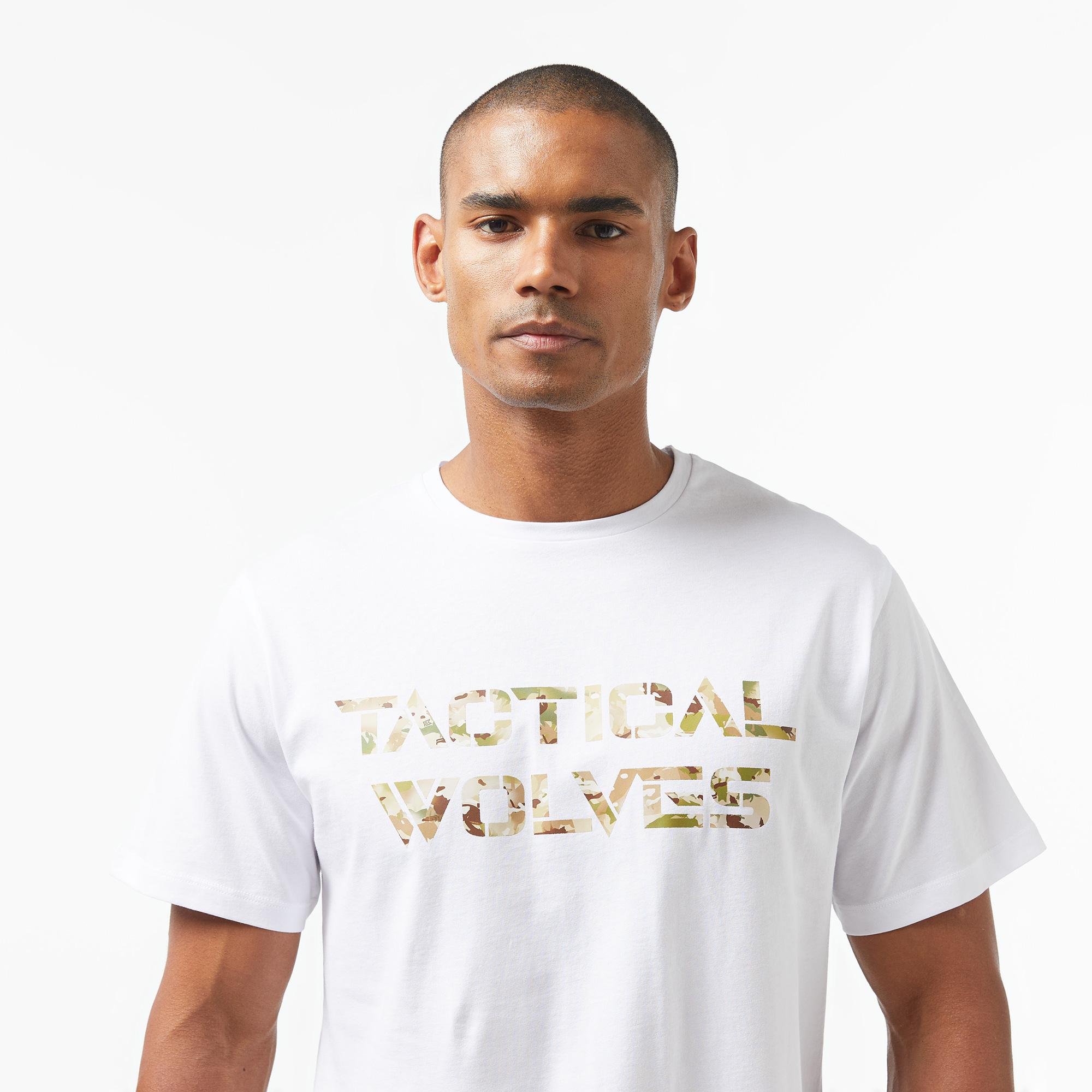 Tactical Wolves Erkek Yeşil Günlük T-Shirt