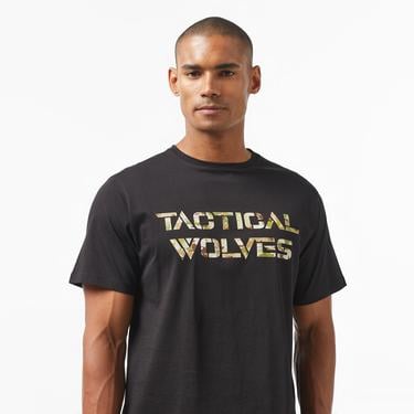  Tactical Wolves Classic Erkek Yeşil Günlük T-Shirt