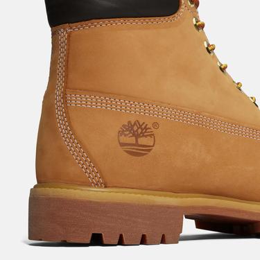  Timberland Premium 6 inch Lace Up Waterp Erkek Sarı Outdoor Ayakkabı